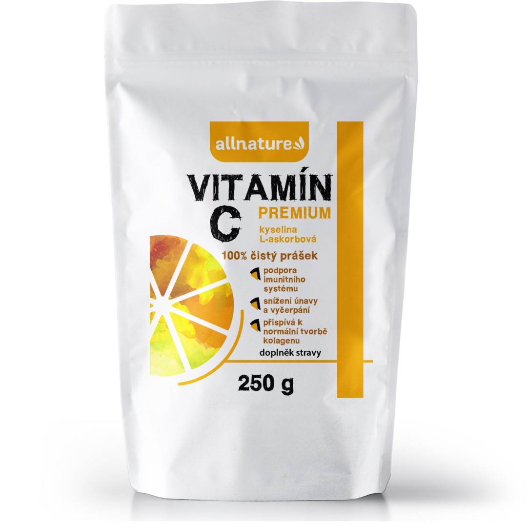 Allnature Vitamina C pudră Premium 250 g