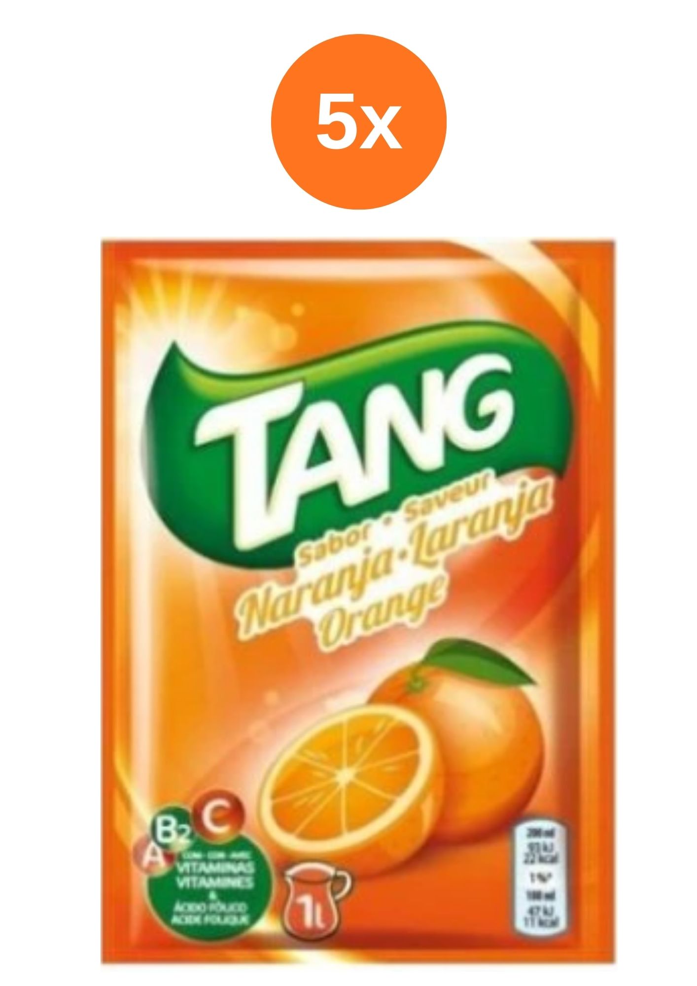 Băutură instant Tang cu aromă de portocale 5x30 g