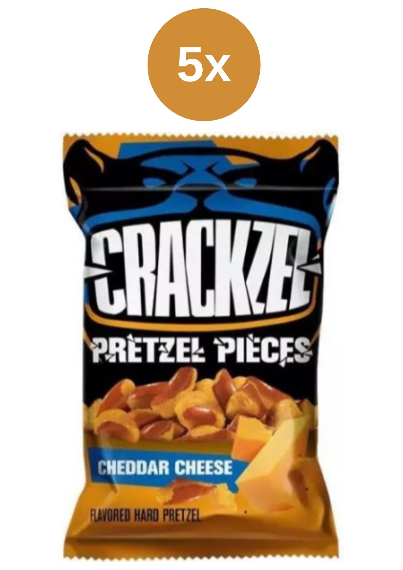 Covrigei Crackzel cu cheddar și brânză 5x65g