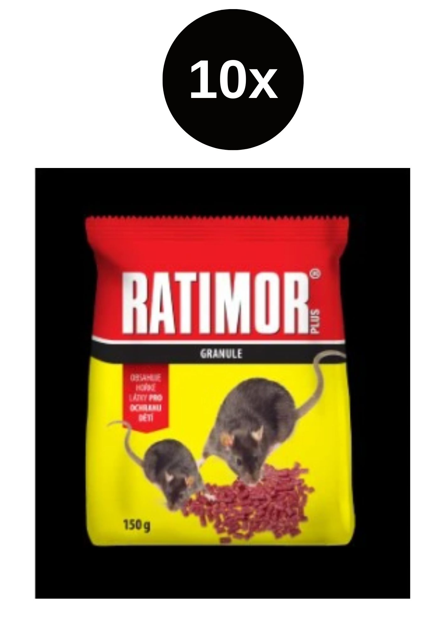Ratimor plus granule pungă 10x150g
