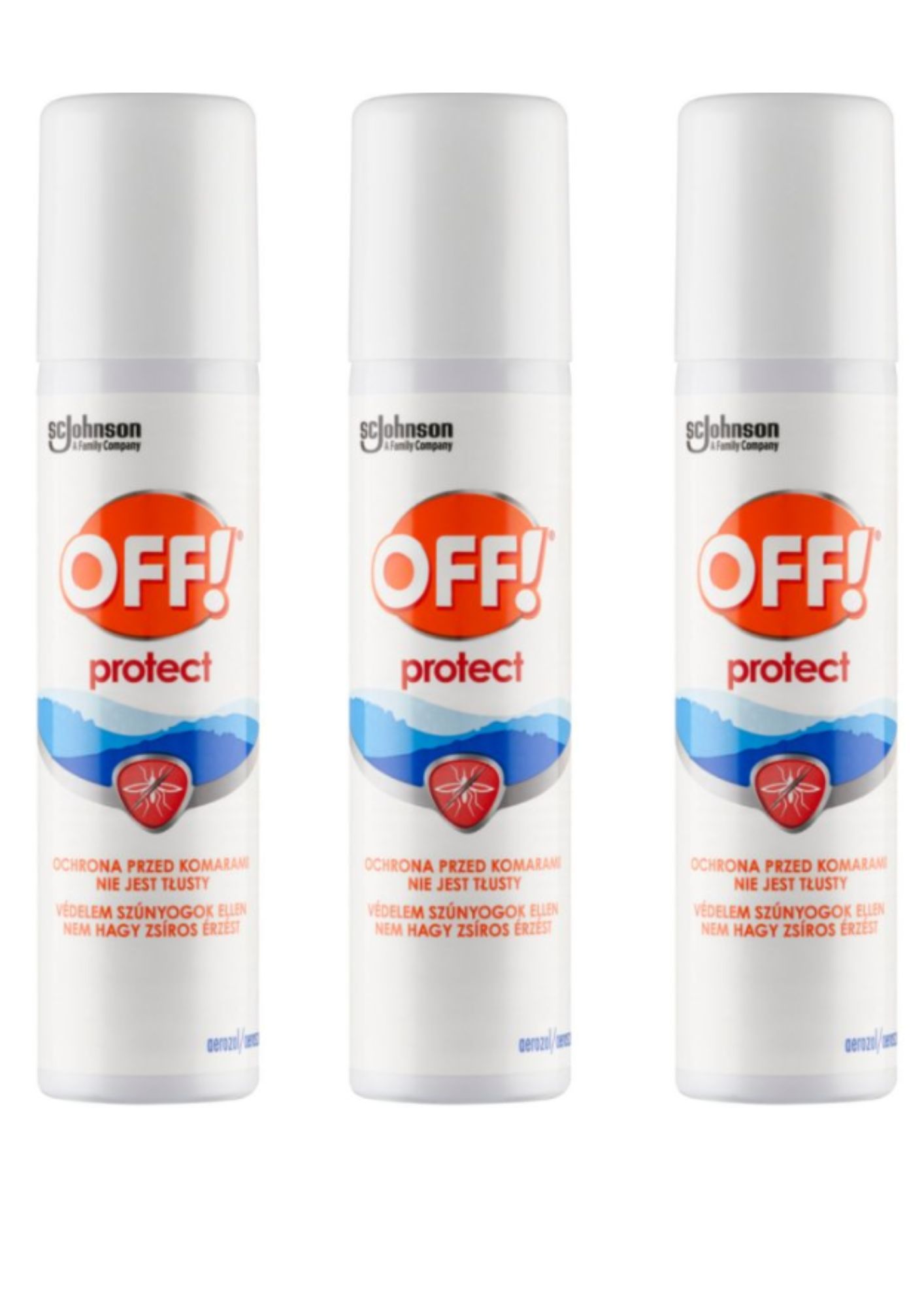 OFF! Protect spray repelent, repelent insecticid 3x100 ml