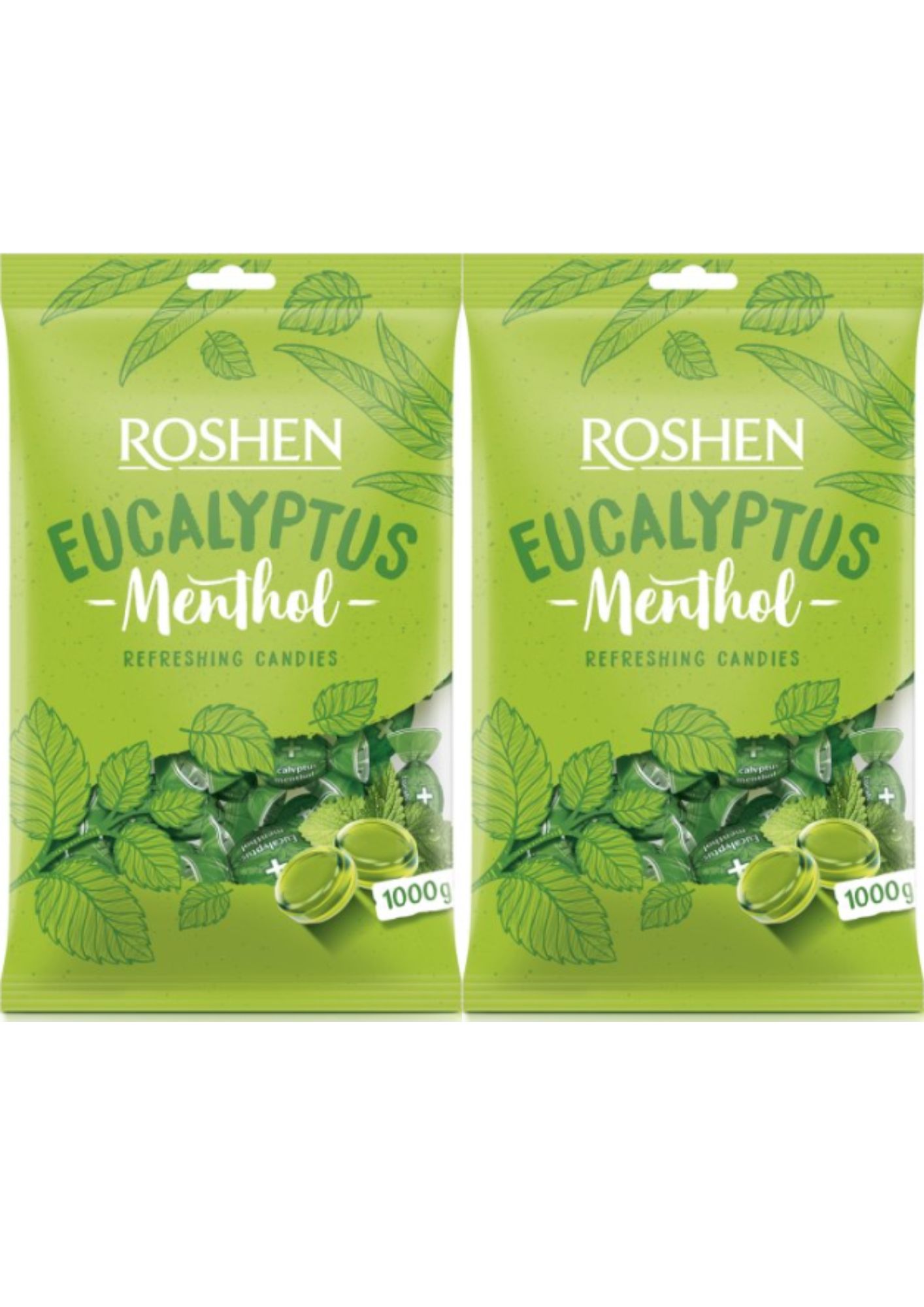 Bomboane Roshen Eucalipt Mentol 2x1 kg