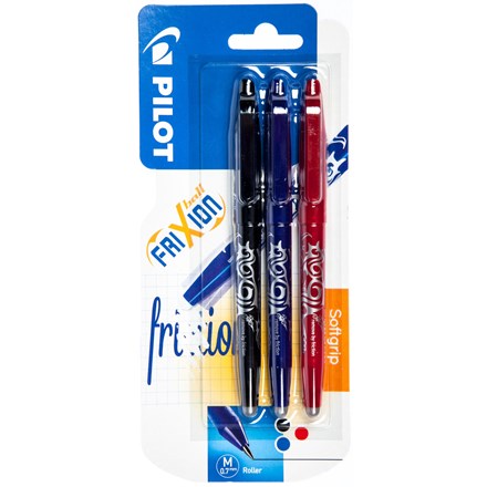 Pix PILOT Frixion 0.7 mm albastru/negru/roșu 3 buc