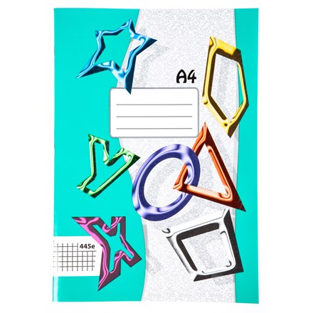 Caiet școlar PAPERWORKS BRNO 445 pătrate A4 40 coli 1 buc.