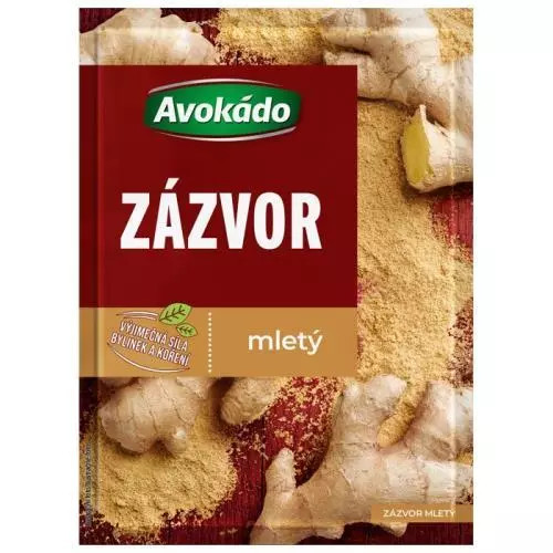 Avocado și ghimbir măcinat 5 x 20 g