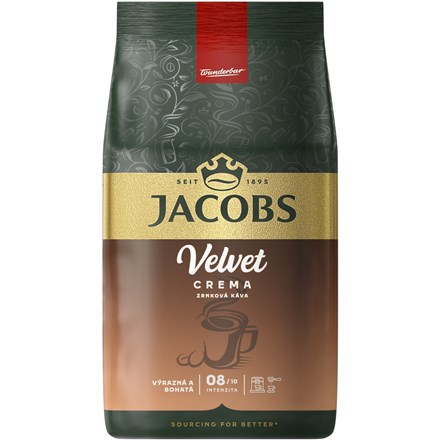 Cafea boabe JACOBS Velvet Crema 1 kg
