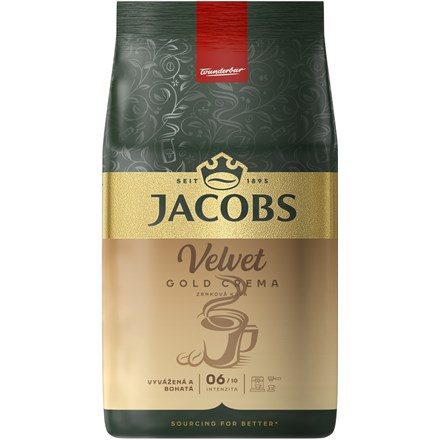 Cafea boabe JACOBS Velvet Gold Crema 1 kg