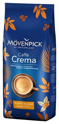 MÖVENPICK din Elveția, boabe de cafea Caffe Crema 1 kg