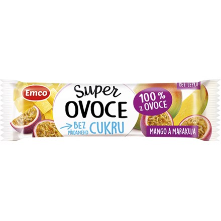 Emco Super Fruit Mango și Fructul Pasiunii 30 x 30 g