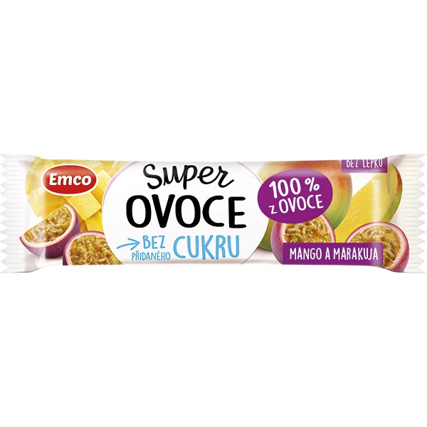 Emco Super Fruit Mango și Fructul Pasiunii 30 x 30 g