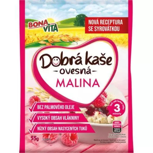 BONAVITA Fulgi de ovăz cu zmeură 55 g