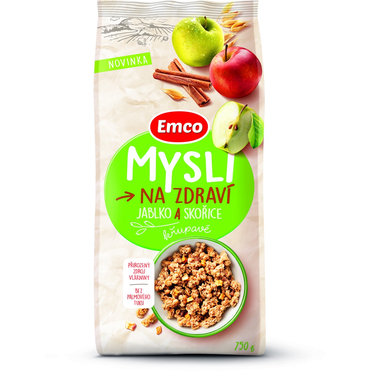 Emco Think mere cu scorțișoară 750 g