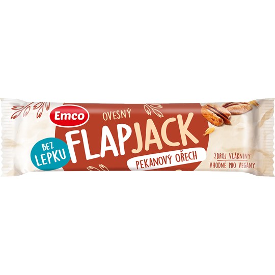Emco Flapjack cu nuci pecan 45 g