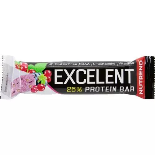 NUTREND Excelent Baton proteic cu coacăze și merișoare 25% 85 g