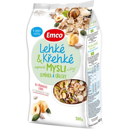 Emco Mysli Light & Crispy Semințe/Nuci 500 g