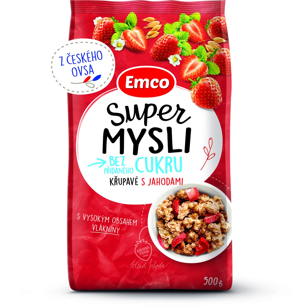 Emco Super Mysli cu căpșuni 500 g