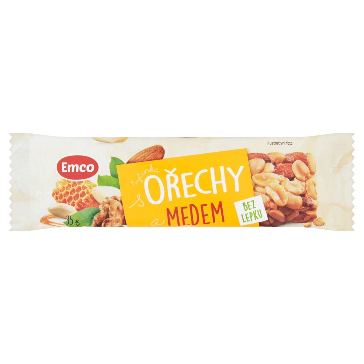 Emco Baton cu nuci și miere 3 x 35 g