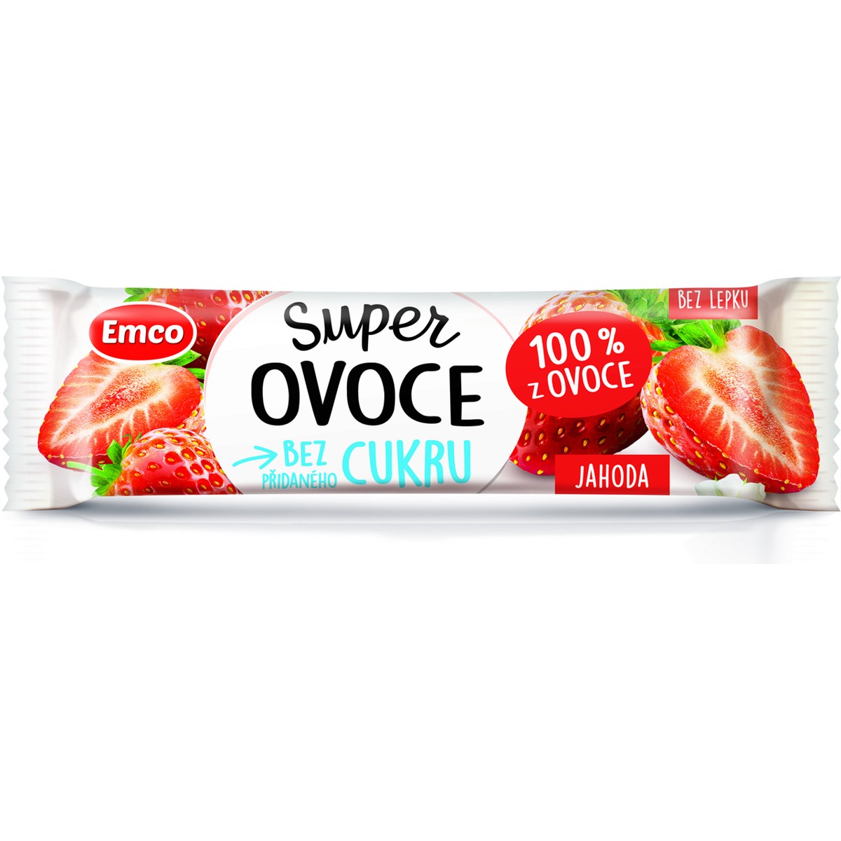 Emco Baton de fructe Super 100% căpșuni 30 x 30 g