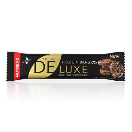 NUTREND Baton proteic Deluxe 32% cu aromă de ciocolată și brownie 60 g