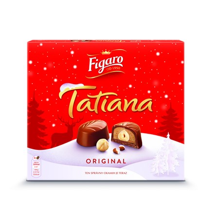 Cutie de ciocolată Figaro Tatiana ciocolată cu lapte 172 g