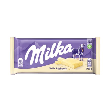 Lapte Milka alb 90 g