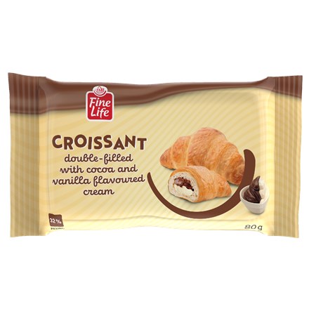 Fine Life Croissant cocca - vanilie 80 g