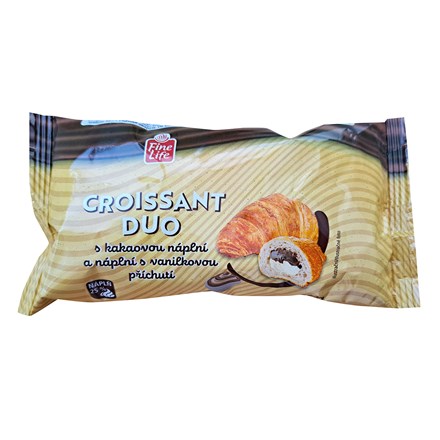 Croissant Fine Life cu aromă de vanilie 30 x 60 g