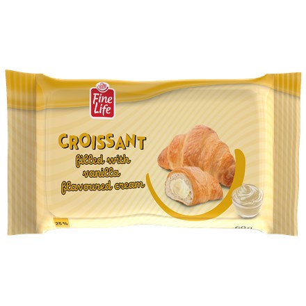 Croissant Fine Life cu aromă de vanilie 60 g