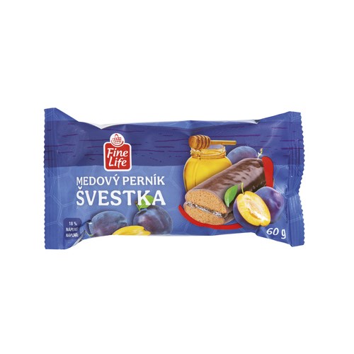 Fine Life Turtă dulce cu prune 36 x 60 g