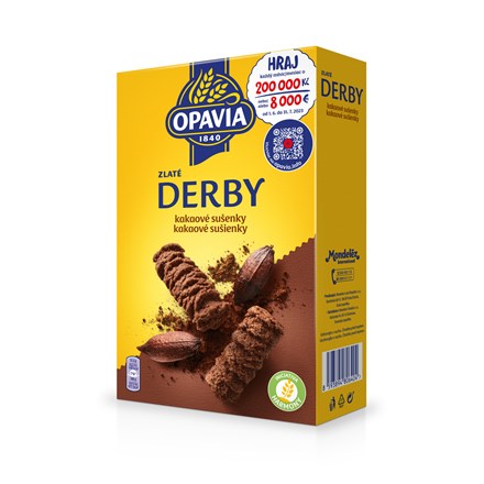 Biscuiți OPAVIA Golden Derby cu cacao 14 x 220 g