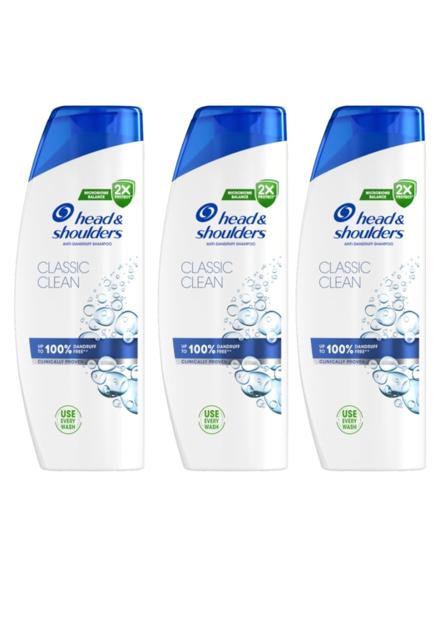 Șampon H&S Classic Clean 3x400ml