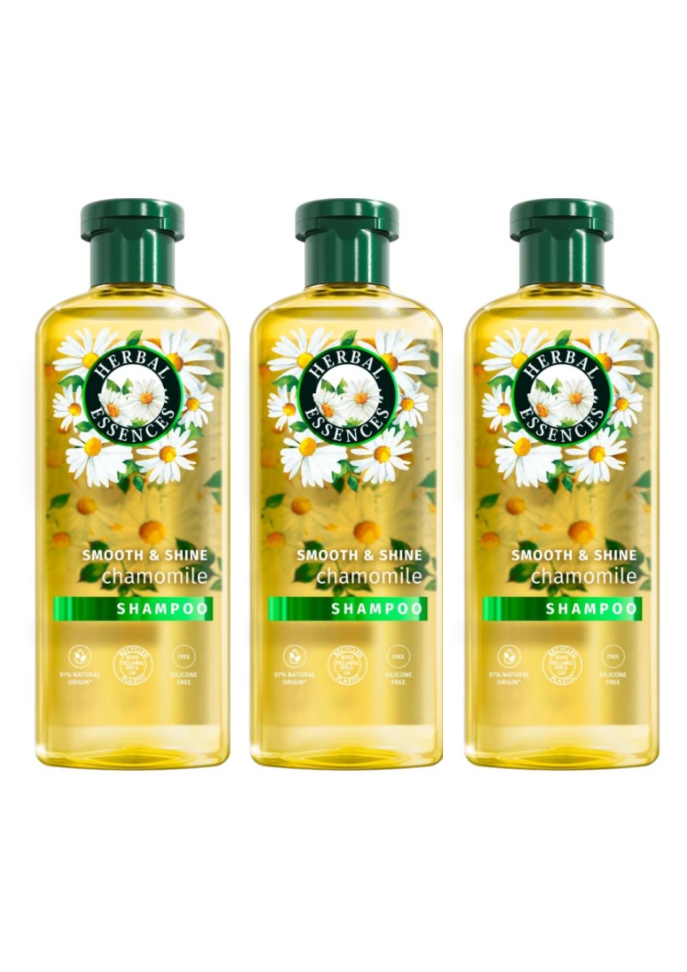 Șampon Herbal Essences cu mușețel 3x350ml