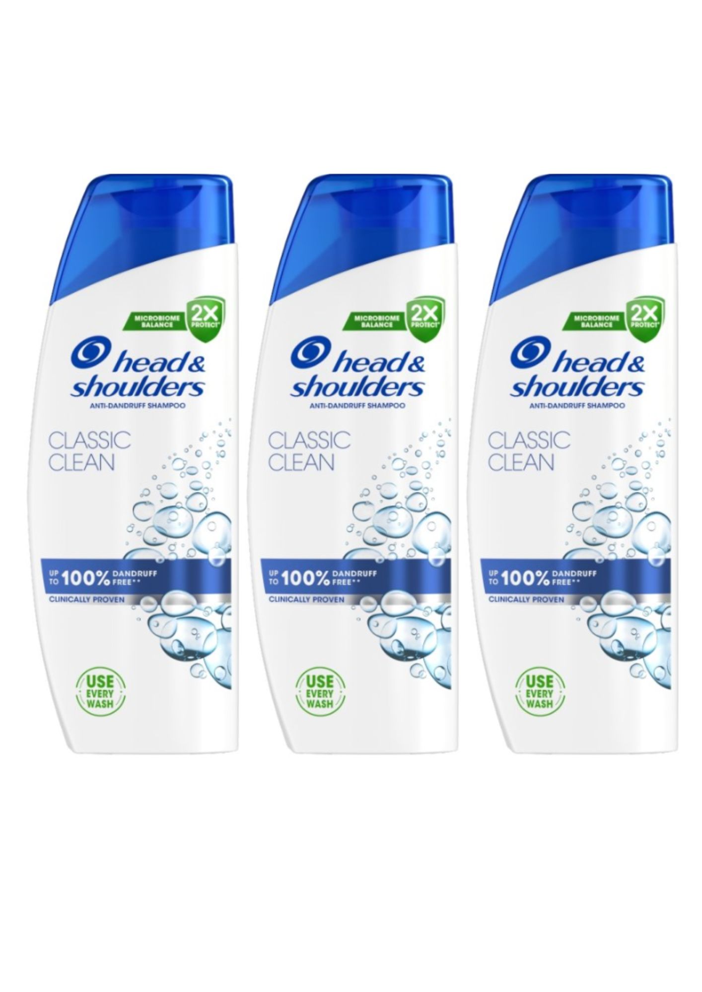 Șampon H&S Classic Clean 3x250ml