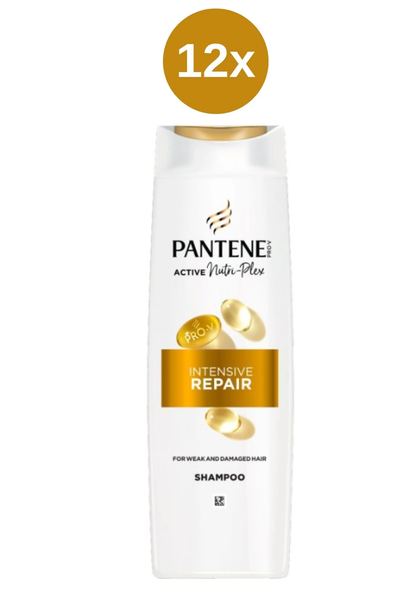 Șampon Pantene Pro-V Intensive Repair cu antioxidanți pentru păr deteriorat, 3 în 1 12 x 360 ml