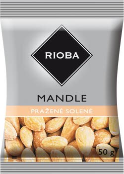 RIOBA Migdale sărate prăjite 12 x 50 g