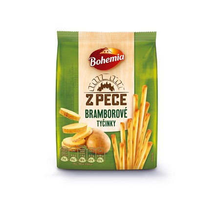 Bețișoare de cartofi copți Bohemia 160 g