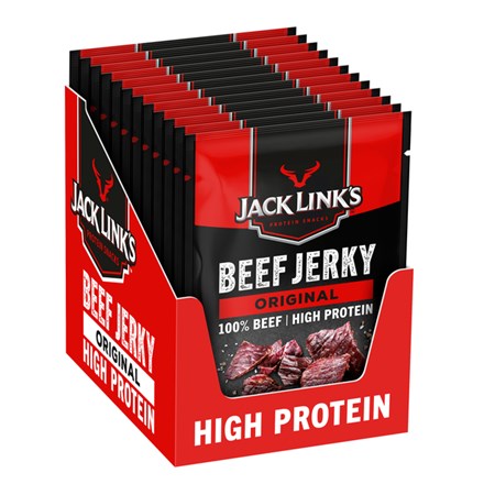 JACK LINKS Carne uscată de vită Originală 12 x 25 g