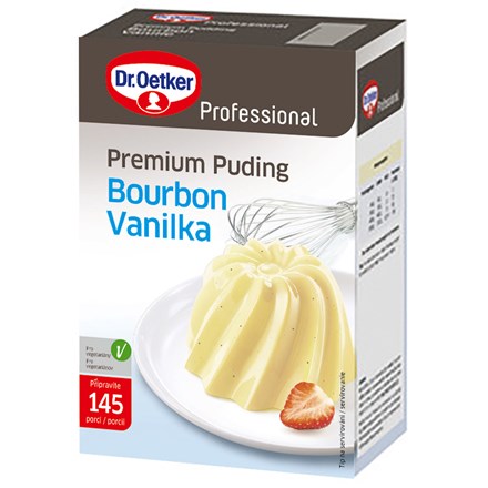 Budincă Dr. Oetker Premium cu aromă de vanilie bourbon 1 kg