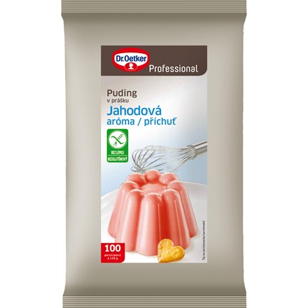 Budincă cu aromă de căpșuni Dr. Oetker 1 kg