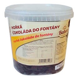 KOVANDOVI Fântână de ciocolată neagră 2 kg