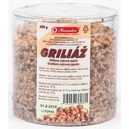 KOVANDOVI Griliáž (Griliáš) pentru decorarea torturilor 450 g