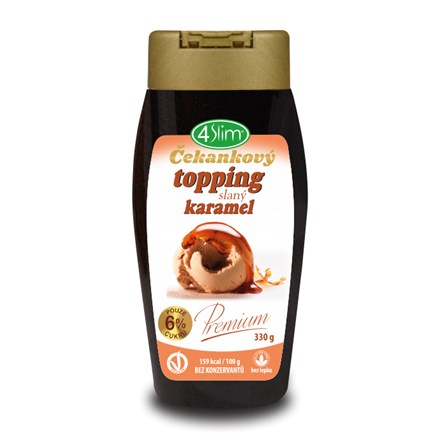 4SLIM Topping Premium cu cicoare și caramel sărat 330 g