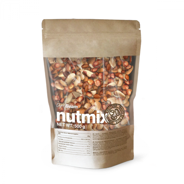 Mix natural de nuci - GymBeam, 500g