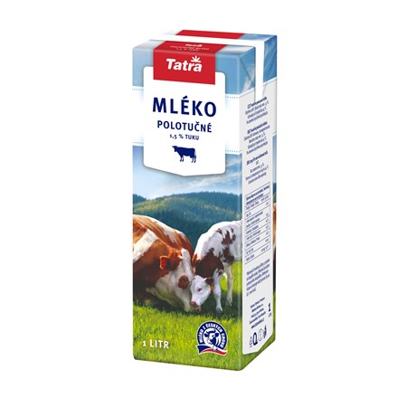 Lapte Tatra cu termen lung de valabilitate 1,5% 6 x 1 l
