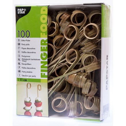 Frigărui FINGERFOOD Twister 11 cm 100 buc