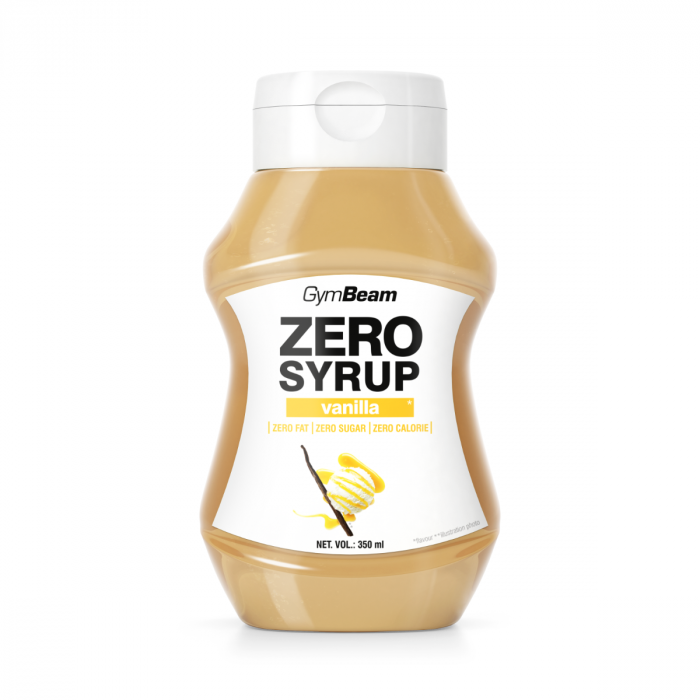 ZERO SIROP vanilie - GymBeam, 350 ml