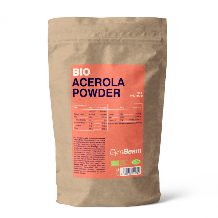 Pudra de Acerola BIO 100g - GymBeam