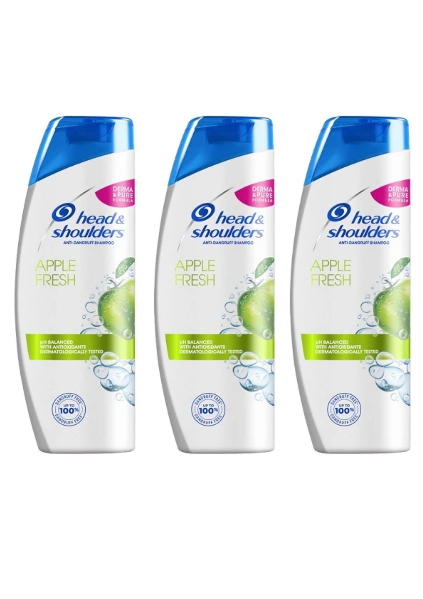 Șampon H&S Apple Fresh 3x250ml