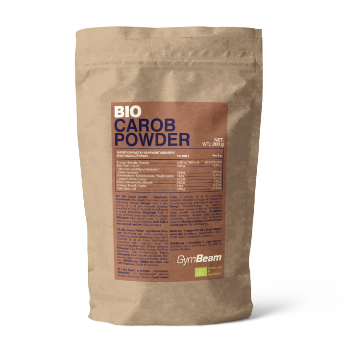 Pudră de roșcove BIO - GymBeam 200 g