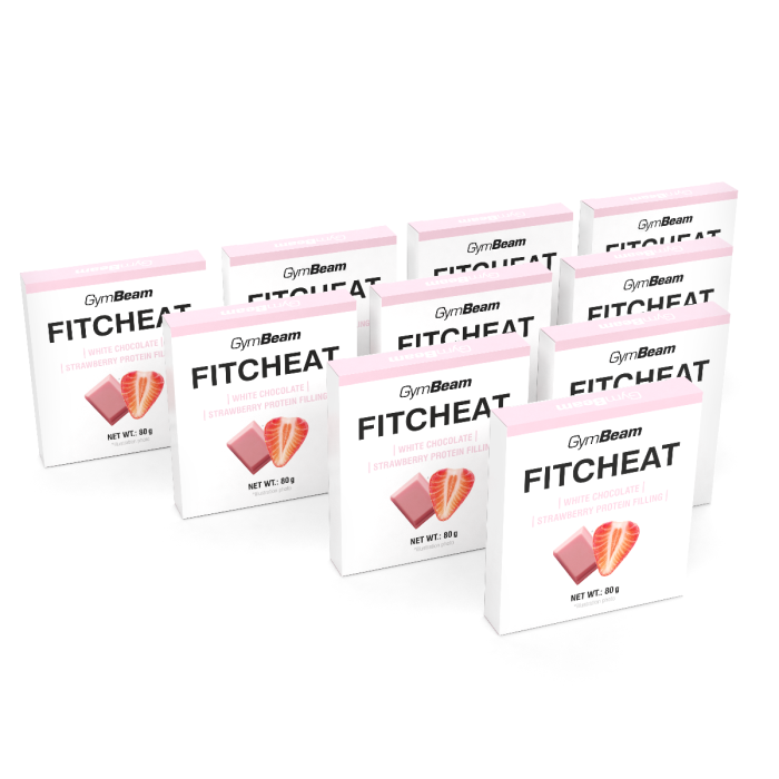 Fitcheat cu proteine și ciocolată - GymBeam 10x80g